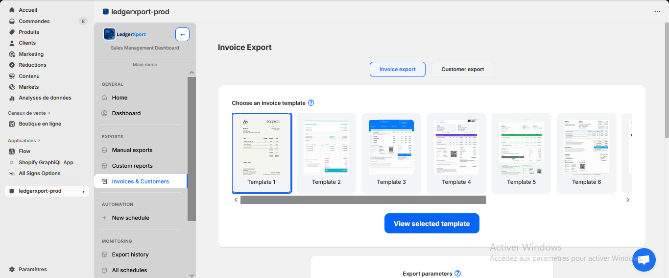 Invoices and Customers - Vertim Apps Docs