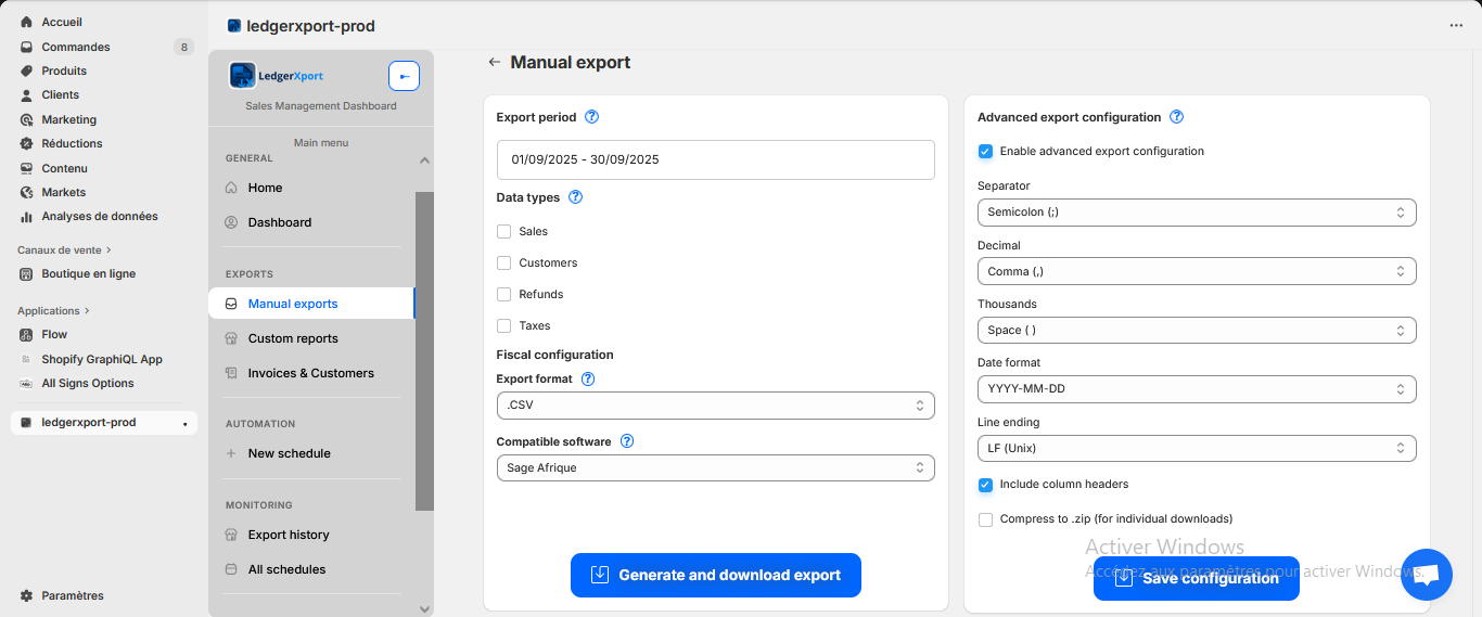 Advanced Configuration - Vertim Apps Docs